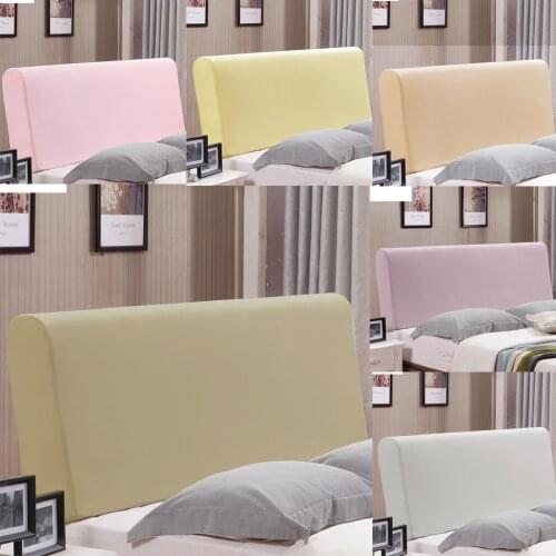 Bed Cover All Inclusive Fabric Comforters Dust Proof Elastic Double Bed Headboard Cover Protective Cover Fit 55-67 Inch Width