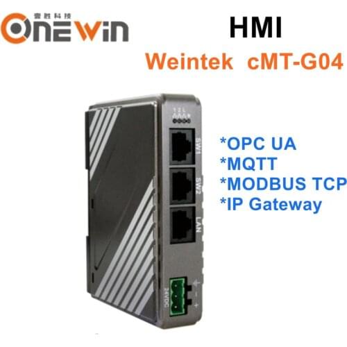WEINTEK cMT-G04 with 3 network ports ,Supports OPC UA/MQTT/MODBUS TCP/IPGateway etc