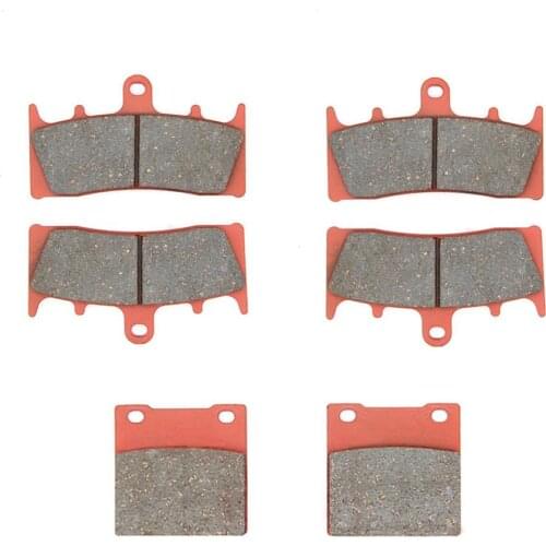 MEXITAL Motorcycle Brake Pads Front Rear for GSXR 1100 W (93-98) / GSF 1200 (SK/K) (01-05) / GSX 1300 R (99-07) 188-188-63-2
