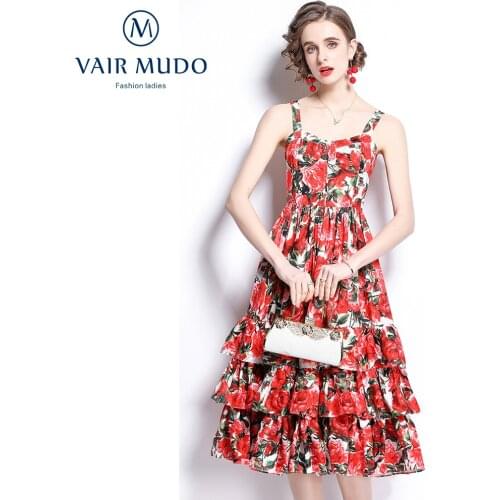 VAIR MUDO Red Summer Dresses