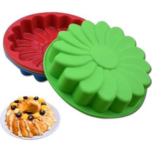 High quality Round Shape Moulds Silicone Mold Cake Mousse For Ice Creams Chocolates Pastry Art Pan Bakeware Cake Tools