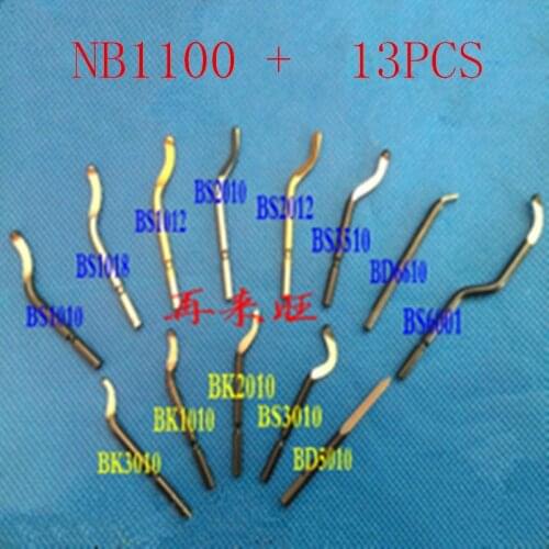 High quality trimming knife, 1PCS trimming device, scraper handle deburring, NB1100 plastic stainless steel burr scraper, 13PCS