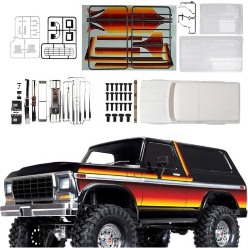 1/10 RC Car Body Shell Kit Climbing Car Model Spare Parts Upgrade Accessory