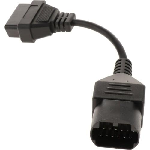 Car 17 Pin OBD1 To 16 Pin OBD2 Diagnostic Connector Adapter Cable For Mazda