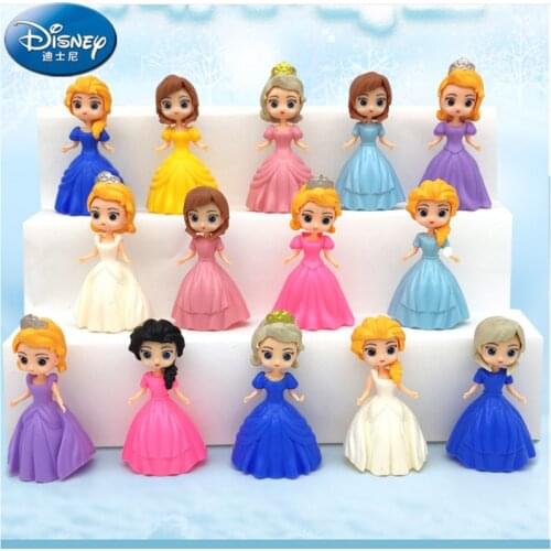 Childrens Family Friendly Dolls sets toys Decorations Frozen Snow Princess Elsa anna Changing clothes girls' toys Sufia gift