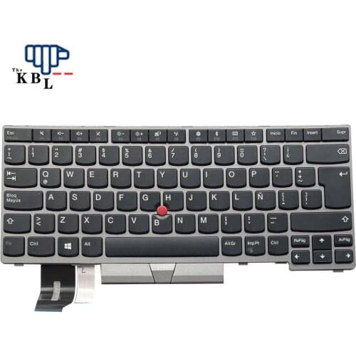 New For Lenovo Thinkpad E480 E490 R480 R490 L490 Latin Language Silver Frame Laptop Keyboard SN20P32890 3PE559