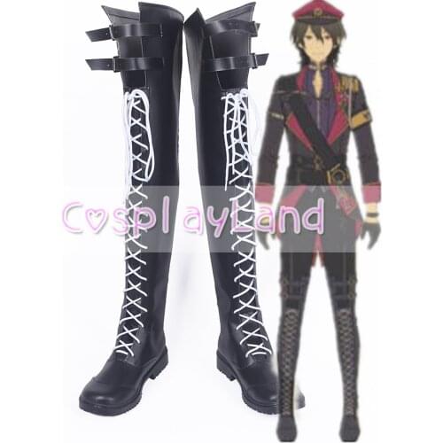Ensemble Stars Oogami Koga Sakuma Rei Cosplay Boots Shoes for Adult Men Shoes Costume Accessories Custom Made