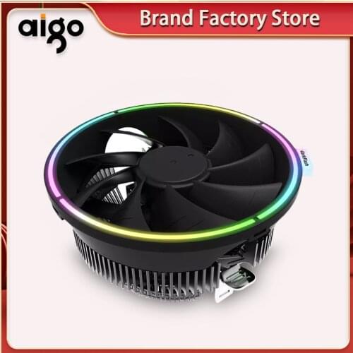 DarkFlash CPU Cooler Air 3Pin Radiator RGB 120mm Cooler CPU heat sink Cooling FAN Computer Case LGA 1366/1156/1155/1150 AM4/AM3