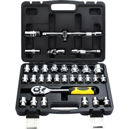 32 Pieces ratchet tool Family Car Repair Kit Ratchet Spanner Set