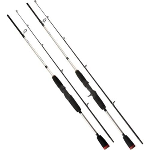 New carbon fishing rod 1.65m 1.8m casting fishing rod handle with trigger lure pole straight handle M power fly pole