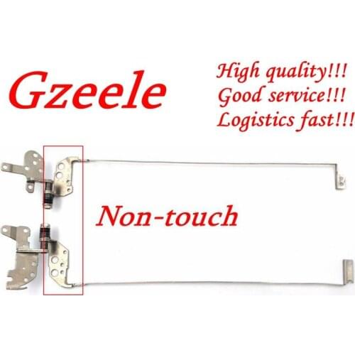 GZEELE New Right + Left LCD Hinges For Toshiba Satellite P50 P50-A P50T P50T-A P55 P55-A P55T Non-Touch Screen Hinges