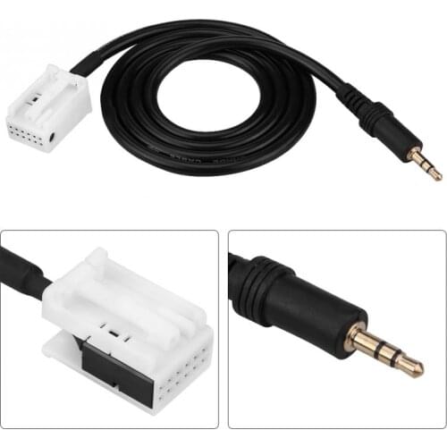 3.5MM Plug AUX Audio Input Radio MP3 Player Cellphone Input Adapter Cable for Peugeot 307/408/RD4/RD43/RD45 Citroen C-Triomphe