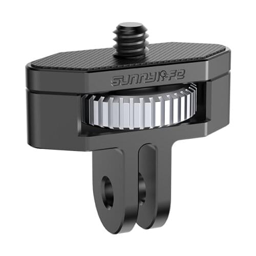 Adjustable 1/4 Metal Adapter For Pocket 2/FIMI PALM 2/Insta360 One X2/SLR Rotation Aluminium Alloy Adapters Camera Accessories