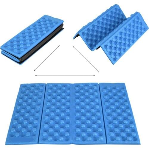 Folding cushion seat breathabe massage function foam mat waterproof dump proof oudoor camping cushion 38x27x1cm portable mat