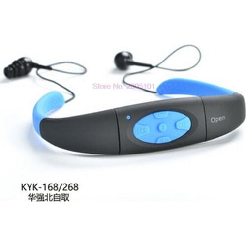By dhl 50pcs IPX8 Waterproof Swimming MP3 Player Headset Earphones Shower Headphones Auriculares Support 8G Memory