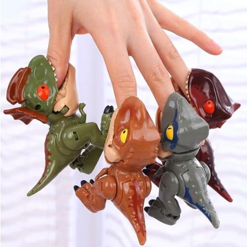 1pcs Tyrannosaurus Carnotaurus Raptor Deformation Mecha Dinosaur Toy Childrens Educational Building Block Toy