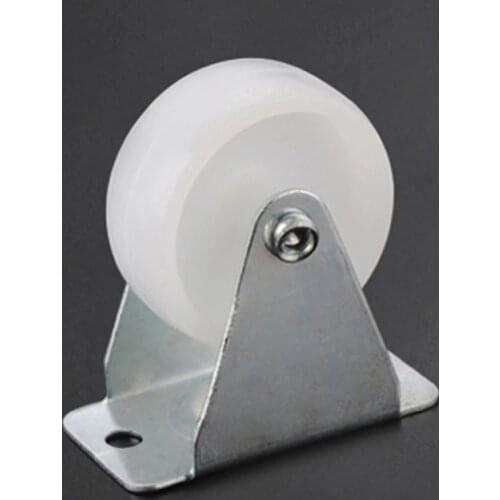 4pcs 15KG Universal Swivel Casters 1" Furniture Wheel Castor PP Nylon Roller Wheels For Platform Trolley Chair Drawer