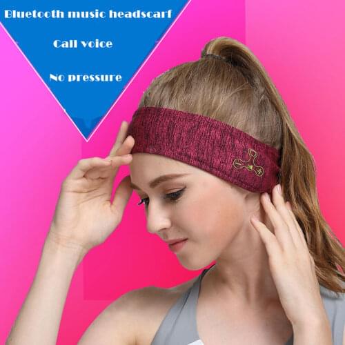Wireless Bluetooth Headband for Men Women with Stereo Speaker Upgrage Soft Breathable Head Band for Workout Running Yoga SAL99