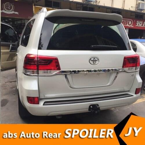 For TOYOTA LAND CRUISER Spoiler 2008-2016 FJ200 spoiler High Quality ABS Material Car Rear Wing Primer Color Rear Spoiler