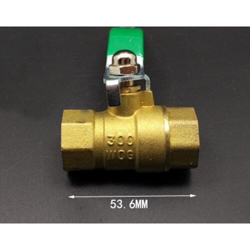 DN15 1/2" BSP Female Big-Body Brass Ball Valve Water Gas With Handle