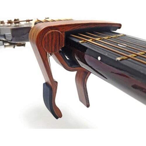 2021 Folk Guitar MA-12 Capo Ukulele Accessories Wood Grain New 6-string Acoustic Metal Zinc Alloy Retro Professional Performance