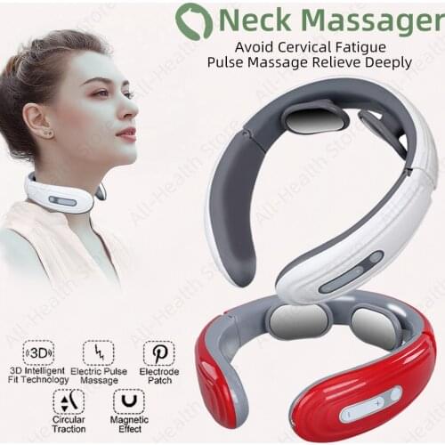 Neck Massager For Neck And Back Massager Electric Cervical Neck Massage Machine Low Frequency Massager For Body Shoulder Massage