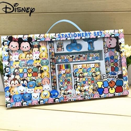 Disney Cute Frozen Learning Appliance Prize Gift Pack Kindergarten Primary School Students Season Stationery Set Box Birthday