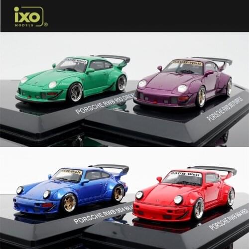 IXO 1:43 RWB 964 Blue/ Red /993 Green /Purple Resin Model Car