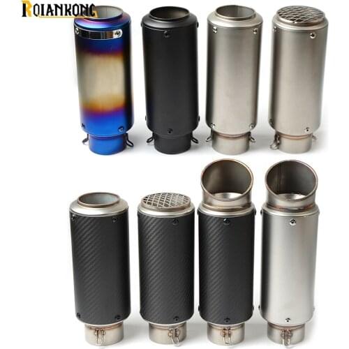 Lser Mark Motorcycle Modified Muffler Carbon Fiber Stainless Steel Exhaust Pipe FOR DUCATI Monster M900 M1100S GT1000 MTS1100