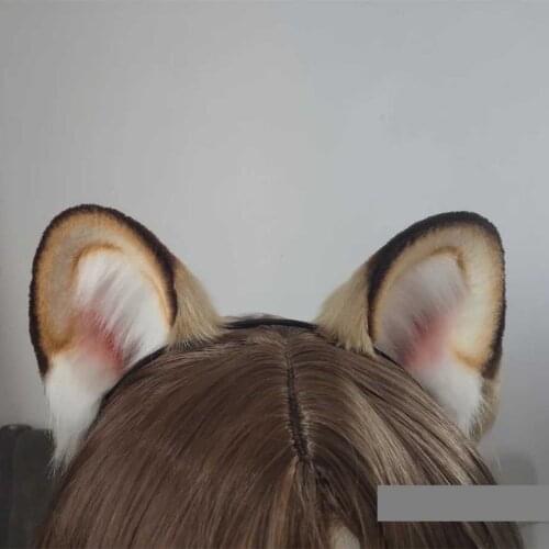 New Lion Ears Hairhoop Beast Style cosplay Headwear for Girl Women Costume Accessories Custom Made Hand Made Work