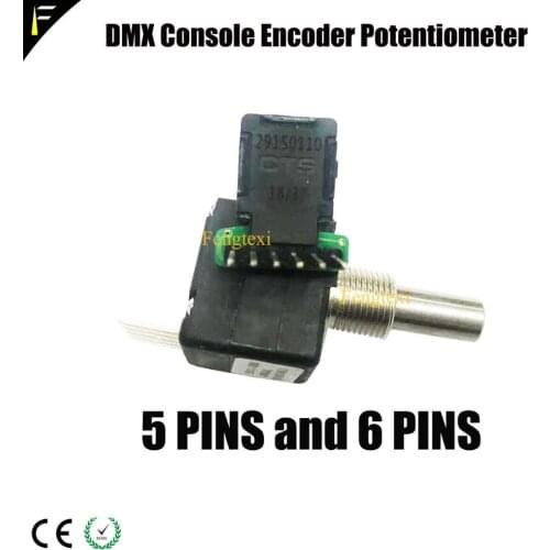Stage DMX 512 Console Pannel 2008 2010 2014 Pearl Controller 5pins/6pins Digital Regulator Encoder Potentiometer Spare Parts Fit