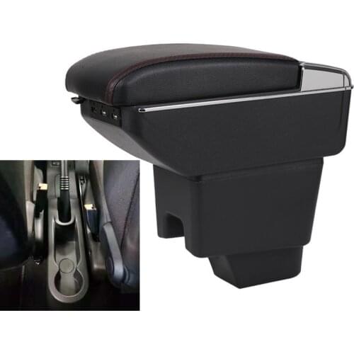 For Renault kaptur Armrest box central Store content Captur armrest box with cup holder ashtray with USB interface