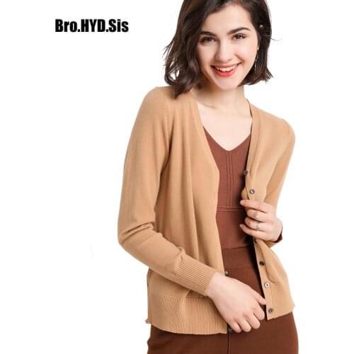 Casual Women Button Cardigans Solid Color 2020 Fashion Slim Fit Ladies Knitted Sweater Long Sleeve Jacket Autumn Tops