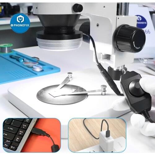 Brightness Adjustable 72 LED Ring Light Lamp Inner Diameter 50mm For Industrial Stereo Microscope Camera Bright Light Source