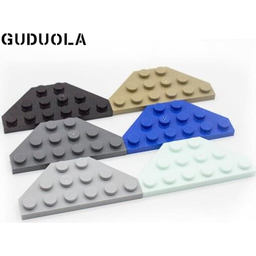 Guduola Special Brick Wedge Plate 3x6 with 45º Corners (2419/43127) MOC Building Block Children Toys 20pcs/LOT