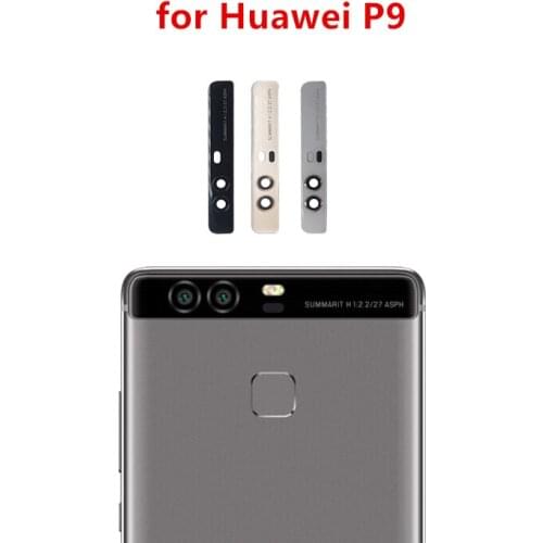2pcs for huawei p9 Camera Glass Lens Back Rear Camera Glass Lens with Glue Replacement Repair Spare Parts