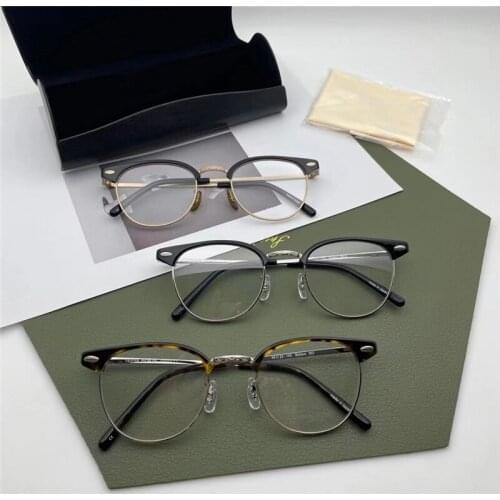 Titanium Eyeglass Frames Vintage Round Glasses Eye Glasses Frames for Women Prescription Glasses Men Glasses Frame Titanium Men