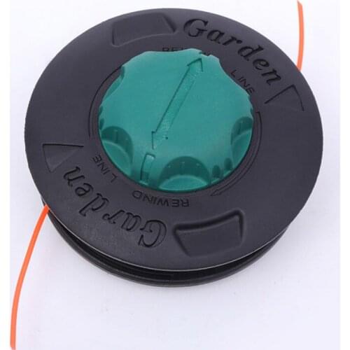 Universal Nylon Aluminum Mower Brush Grass Reel 2 Line Trimmer Head String Saw Brush For Lawn Mower M10 WJ807