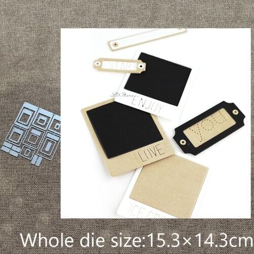 XLDesign Craft Metal Cutting Dies stencil mold photo frames decoration scrapbook Album Paper Card Craft Embossing die cuts