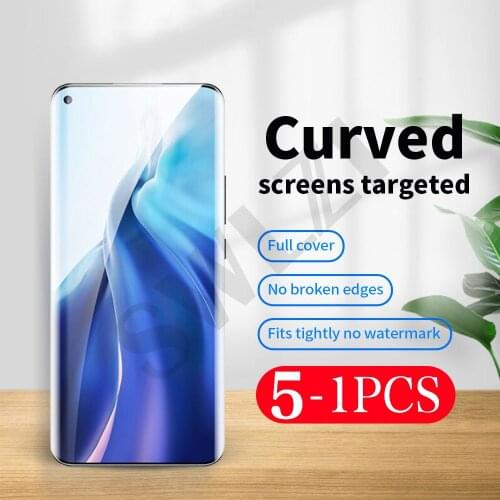 5-1Pcs cover tempered glass for Xiaomi Mi 8 SE 9T 9Lite 10 10S 10T Pro 11 11X 11i Ultra protective film phone screen protector