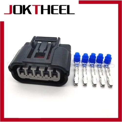 1/5/10 sets kit black sumitomo 5 pin way HVG Sealed female oxygen sensor Plug waterproof auto Connector for car Honda 6189-6909