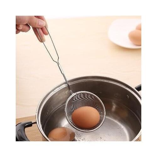 1pcs stainless steel ultrafine filter oil filter drain grease filter oil spoon fishing colander soup pot small Colander