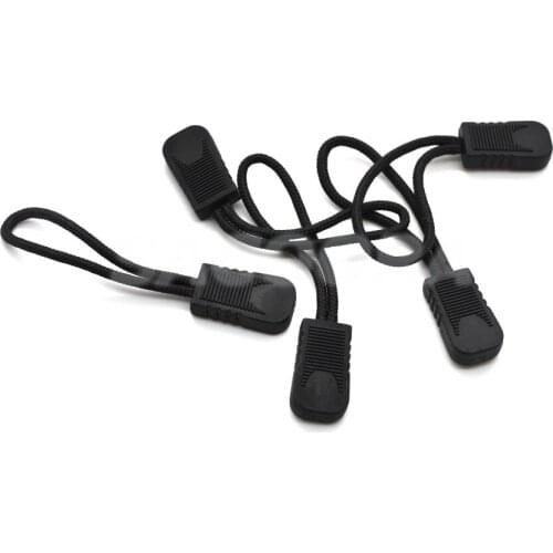 25pcs/pack Zipper Pulls Cord Rope Ends Lock Zip Clip Buckle For Clothing/Bags