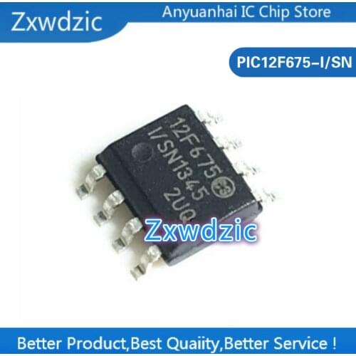 5pcs PIC12F675-I/SN SOP-8 PIC12F675 SOP 12F675-I/SN SMD 12F675 SOP8