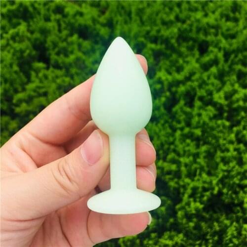 7cm natural crystal luminous stone massager