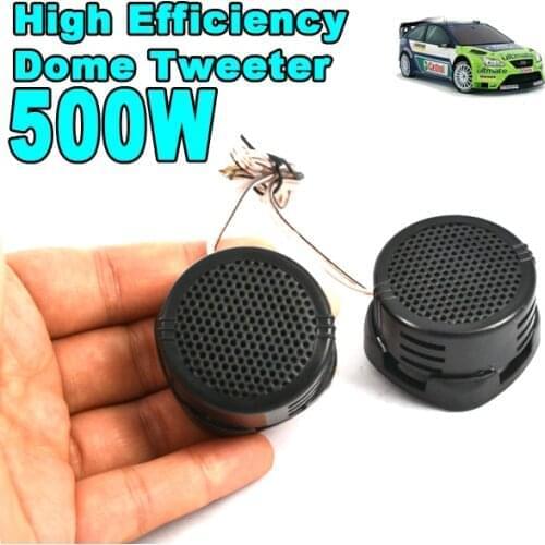 2Pc Car Mini Dome Tweeter Car Speaker Universal High Efficiency Loudspeaker Loud Speaker Super Power Audio Sound Car Tweeters