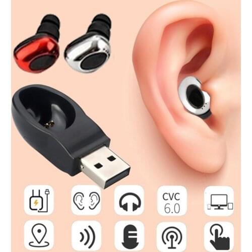 M18 Bluetooth headset stealth Mini Mini sports wireless magnetic suction USB charging seat new business car