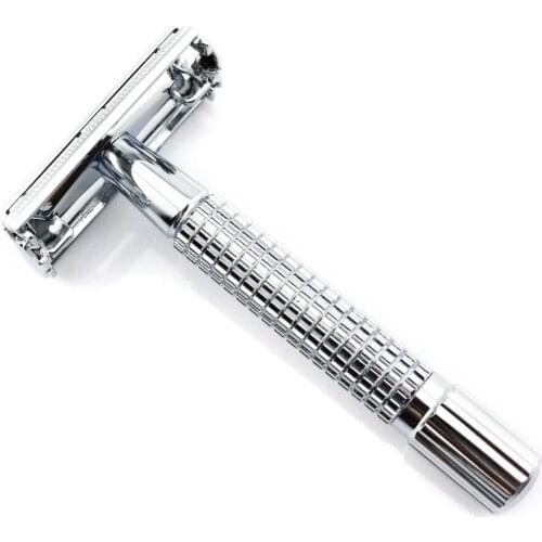 Weishi Double Edge Safety Razor Butterfly shaving razor Brass material Chromium plating 9306-F 100 PCS/LOT NEW