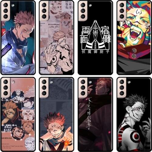 Ryomen Sukuna Jujutsu Kaisen Case For Samsung Galaxy S21 Ultra S10 S8 S9 Note 10 Plus Note 20 S10e S20 FE Phone Cover