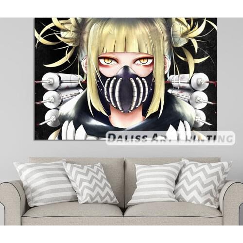 Canvas Anime Himiko Toga Pictures Home Decoration Paintings Poster HD Prints Wall Art Modular Living Room Framed